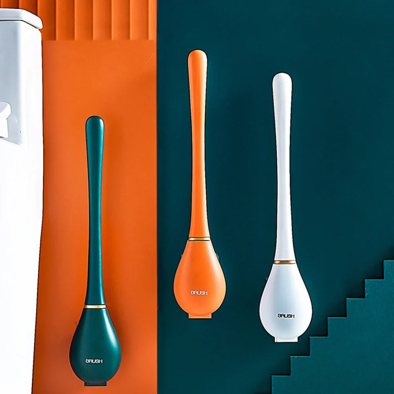 Silicone Toilet Brush with Holder