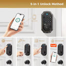 Tuya Smart Fingerprint Door Lock with Bluetooth & Keypad