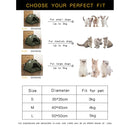 Cozy Winter Cat Tent Bed