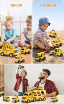 5-in-1 Construction Truck Toy Set