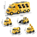 5-in-1 Construction Truck Toy Set