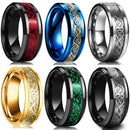 Unisex Stainless Steel Trendy Ring