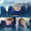 Ergonomic Travel Neck Pillow – Double Head & Chin Support